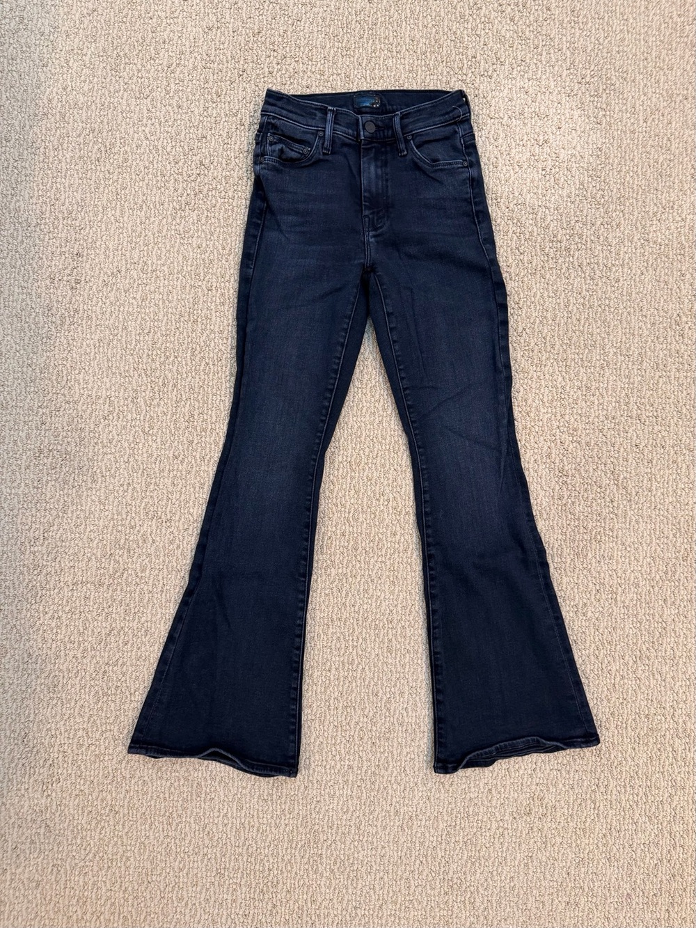 MOTHER Dark Blue Flare Jeans